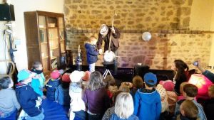 Contes en Lumière : démonstration fin de spectacle